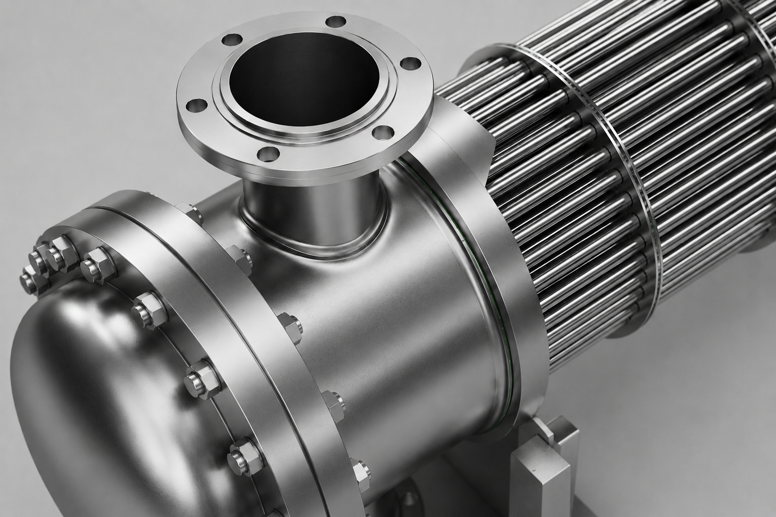 Steel heat exchanger